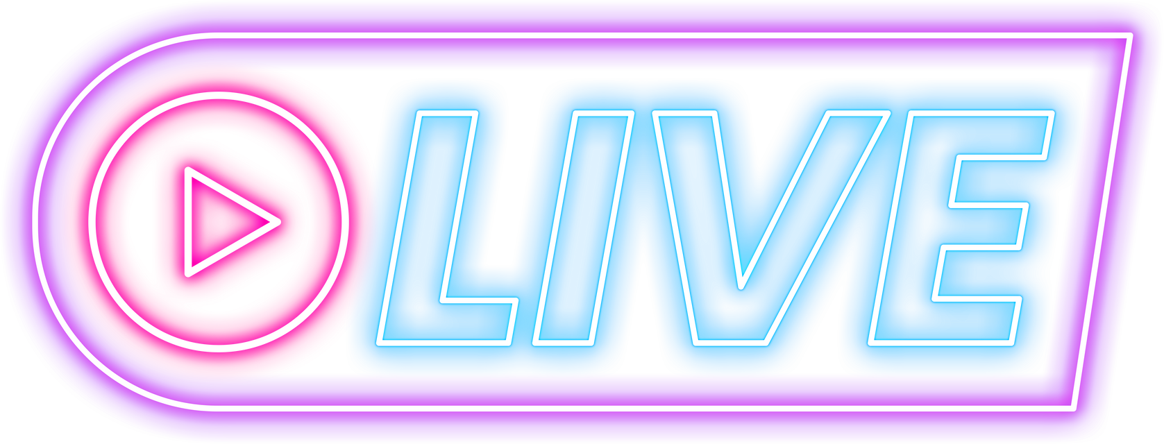 Live Neon Banner